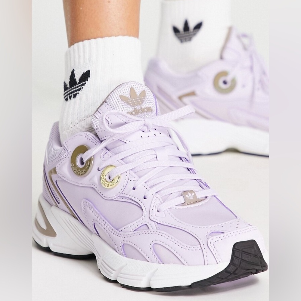 adidas Women's Athletic Shoes in Lavender and White